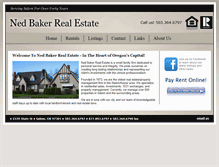 Tablet Screenshot of nedbaker.com